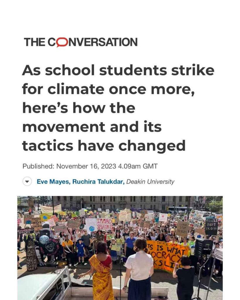 As school students strike for climate once more, here is how the movement and its tactics have changed