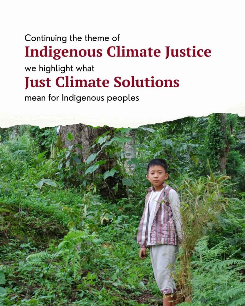 Continuing theme of Indigenous climate justice