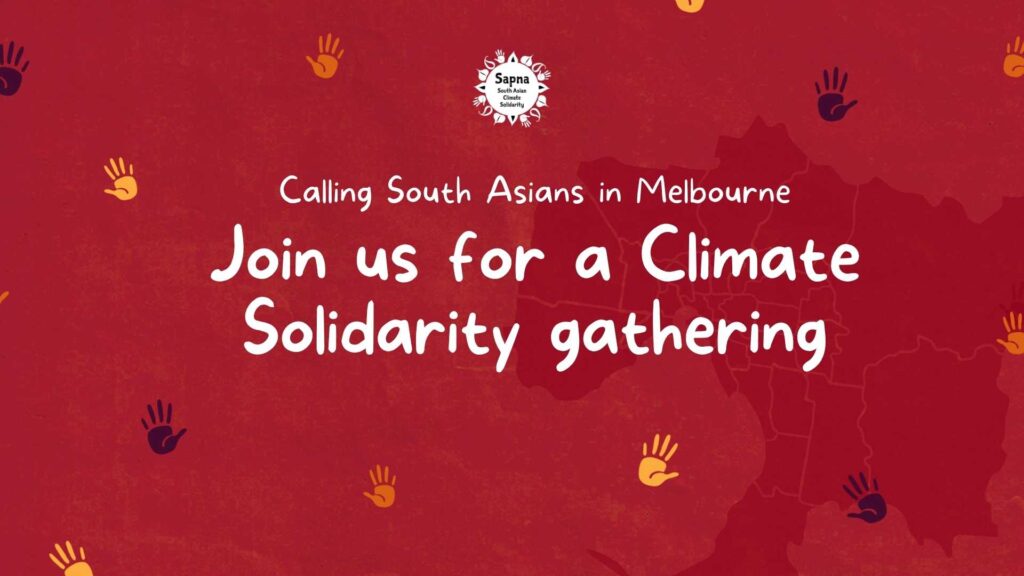 Climate Solidarity gathering in Melbourne